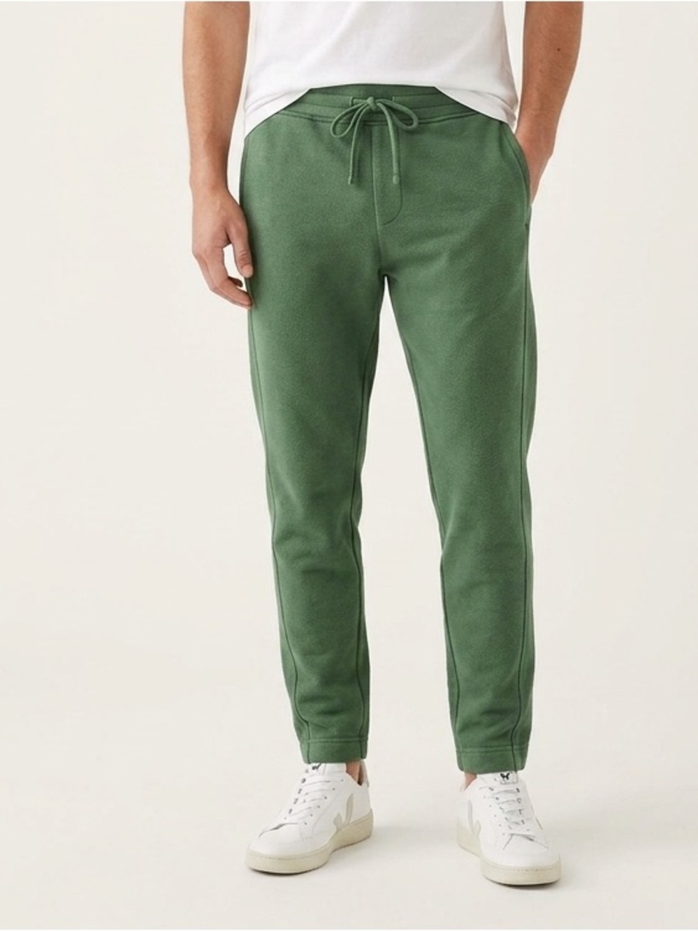 Pact Green Cozy Sweatpants with Side Pockets